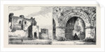 Piel Castle and West Doorway, Furness Abbey by Anonymous