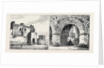 Piel Castle and West Doorway, Furness Abbey by Anonymous