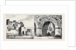 Piel Castle and West Doorway, Furness Abbey by Anonymous