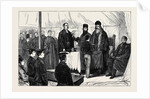 Distribution of Prizes by the Patriarch of Syria at St. Clement's and St. Andrew's High School, Notting Hill, October 10, 1874 by Anonymous