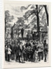 Hospital Saturday, Archbishop Manning Addressing the Meeting in Hyde Park, October 17, 1874 by Anonymous