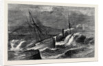 The Recent Gale, Wreck of the Steamer Chusan Off Ardrossan Harbour by Anonymous