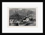 The Recent Gale, Wreck of the Steamer Chusan Off Ardrossan Harbour by Anonymous