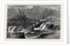 The Recent Gale, Wreck of the Steamer Chusan Off Ardrossan Harbour by Anonymous