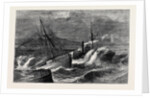 The Recent Gale, Wreck of the Steamer Chusan Off Ardrossan Harbour by Anonymous