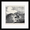 View of Great Crater, Vulcano, from the Sea, with Residence and Works by Anonymous