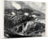 Newly Constructed Bridge in the Interior of Great Crater, Vulcano, for Descent of Muleteers by Anonymous