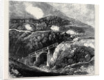Newly Constructed Bridge in the Interior of Great Crater, Vulcano, for Descent of Muleteers by Anonymous