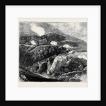 Newly Constructed Bridge in the Interior of Great Crater, Vulcano, for Descent of Muleteers by Anonymous