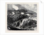 Newly Constructed Bridge in the Interior of Great Crater, Vulcano, for Descent of Muleteers by Anonymous