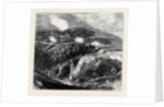 Newly Constructed Bridge in the Interior of Great Crater, Vulcano, for Descent of Muleteers by Anonymous