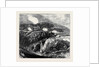 Newly Constructed Bridge in the Interior of Great Crater, Vulcano, for Descent of Muleteers by Anonymous