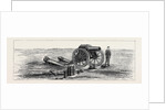 A 46 Cwt. Howitzer on Its Platform, with Temporary Expedient of Inclined Planks by Anonymous