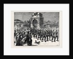 War Preparations at Portsmouth: The Marines Leaving Forton Barracks by Anonymous