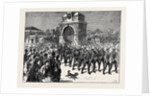 War Preparations at Portsmouth: The Marines Leaving Forton Barracks by Anonymous