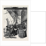 The Burning of Alexandria: British Marines Arresting Arab Looters at the Custom House Gate, Egypt by Anonymous