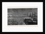 Before the Bombardment of Alexandria, Searching the Forts with the Electric Light, July 9, 1882 by Anonymous