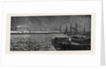 Before the Bombardment of Alexandria, Searching the Forts with the Electric Light, July 9, 1882 by Anonymous