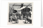 The P. And O. Steamer Ancona Passing Through the Suez Canal with Her Bridge Barricaded against Musketry Fire by Anonymous