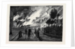 Alexandria: The Grand Square During the Conflagration by Anonymous