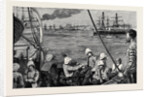 The Occupation of the Suez Canal: with the Grenadier Guards on Board the Batavia: British War Vessels and Transports Leaving Alexandria, August 19 by Anonymous