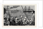 The Occupation of the Suez Canal: with the Grenadier Guards on Board the Batavia: British War Vessels and Transports Leaving Alexandria, August 19 by Anonymous