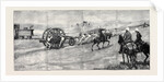 Blue-Jackets from H.M.S. Inconstant Hauling Into Position at Ramleh a 7-Ton Gun on a Sling Waggon by Anonymous