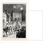 The Preston Guild Festival: The Torchlight Procession Passing County Buildings by Anonymous