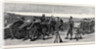 Placing a Gatling Gun in Fort Royal, Port Said, to Command the Approach from the Arab Town by Anonymous