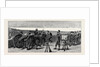 Placing a Gatling Gun in Fort Royal, Port Said, to Command the Approach from the Arab Town by Anonymous