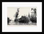 Engines from Alexandria Passing Up the Suez Canal to Ismailia by Anonymous