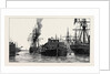 Engines from Alexandria Passing Up the Suez Canal to Ismailia by Anonymous