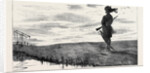 On Guard, a Sunset Sketch on the Canal Bank at Kassassin by Anonymous