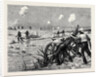 The Fight at Kassassin, September 9, Lieutenant Stanhope and Two Men of the King's Rifles Drowning One of the Enemy's Guns by Anonymous