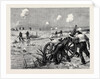 The Fight at Kassassin, September 9, Lieutenant Stanhope and Two Men of the King's Rifles Drowning One of the Enemy's Guns by Anonymous