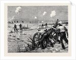 The Fight at Kassassin, September 9, Lieutenant Stanhope and Two Men of the King's Rifles Drowning One of the Enemy's Guns by Anonymous