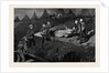 Lieutenant Purvis, Commander of the Ironclad Train, Being Taken to Hospital after the Battle of Kassassin, September 9 by Anonymous