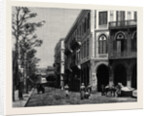 The British Occupation of Cairo: Rue De L'Hotel Shepheard, Egypt by Anonymous