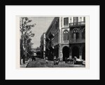 The British Occupation of Cairo: Rue De L'Hotel Shepheard, Egypt by Anonymous
