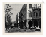 The British Occupation of Cairo: Rue De L'Hotel Shepheard, Egypt by Anonymous