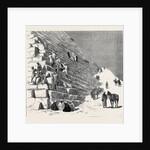 The Recent Campaign in Egypt: The Duke of Connaught Ascending the Pyramid of Cheops, Cairo by Anonymous