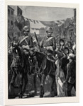 The Royal Horse Guards (Blue) on Their Way to the Albany Street Barracks by Anonymous