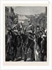The Royal Horse Guards (Blue) on Their Way to the Albany Street Barracks by Anonymous