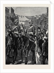 The Royal Horse Guards (Blue) on Their Way to the Albany Street Barracks by Anonymous