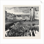 The Reception of the Second Life Guards at Windsor, the Mayor Presenting an Address to Colonel Ewart on Castle Hill by Anonymous