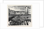 The Reception of the Second Life Guards at Windsor, the Mayor Presenting an Address to Colonel Ewart on Castle Hill by Anonymous