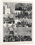 The Return of the Troops from Egypt, Scenes in the Streets During the March of the Royal Horse Guards (Blue) from the Docks to the Albany Street Barracks by Anonymous