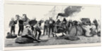 The Recent War in Egypt: The Royal Artillery at Portsmouth Preparing to Start Inland, Soldiers Teasing Arabi Smasher by Anonymous