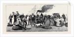 The Recent War in Egypt: The Royal Artillery at Portsmouth Preparing to Start Inland, Soldiers Teasing Arabi Smasher by Anonymous