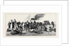 The Recent War in Egypt: The Royal Artillery at Portsmouth Preparing to Start Inland, Soldiers Teasing Arabi Smasher by Anonymous